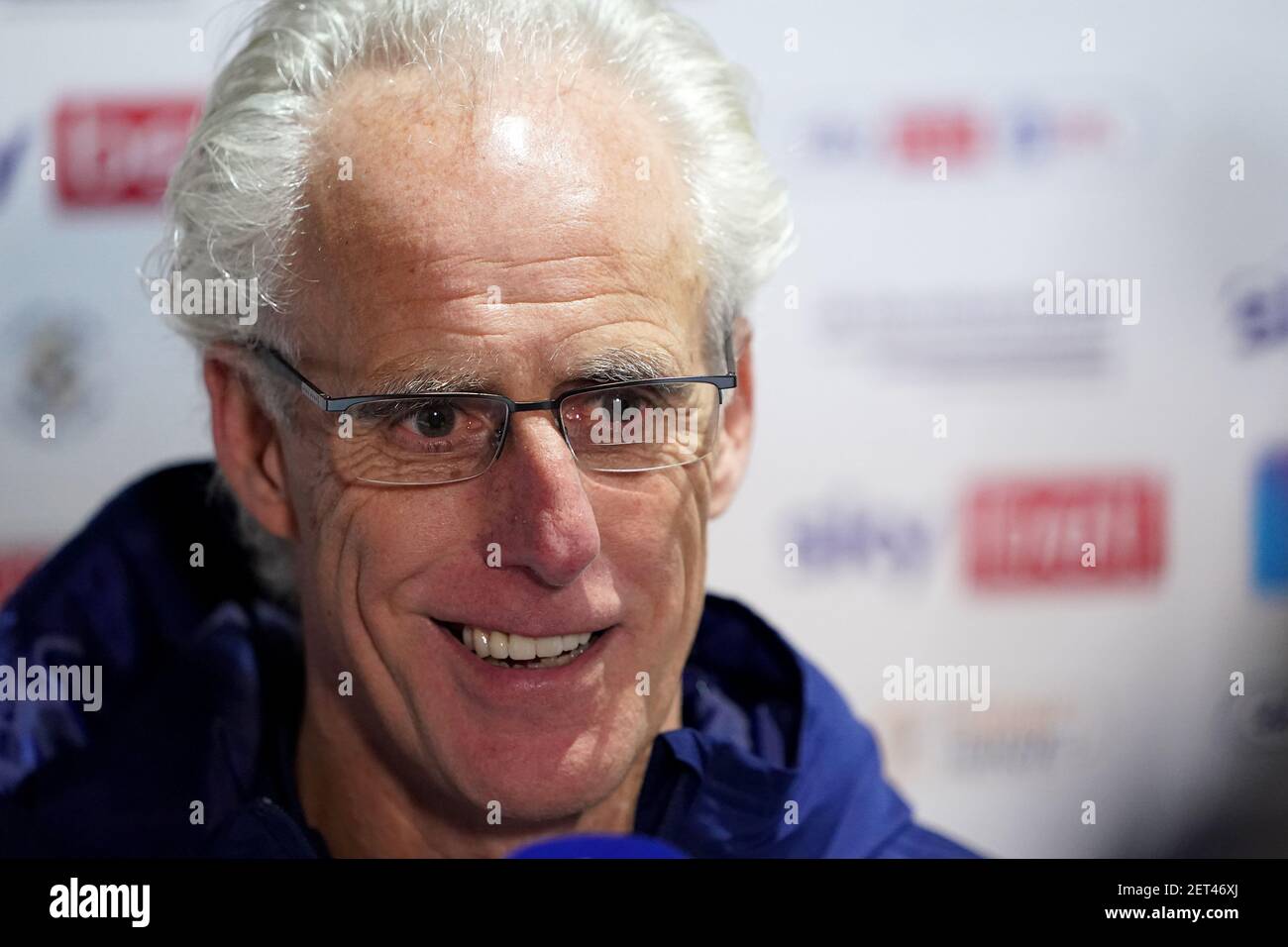 Datei Foto vom 16-02-2021 von Cardiff City Manager Mick McCarthy. Ausgabedatum: Montag, 1. März 2021. Stockfoto