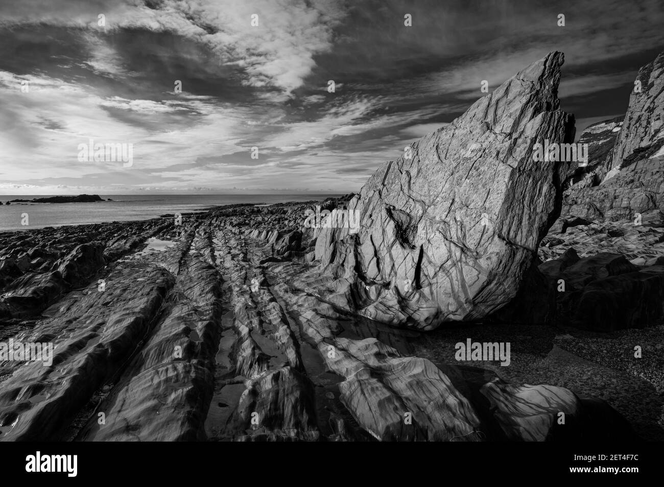 Präsenz - Ayrmer Cove Stockfoto