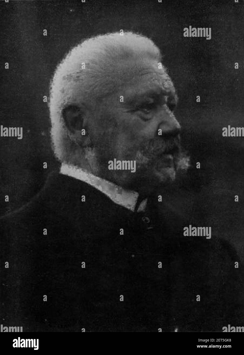 Paul von Hindenburg, Glauer. Stockfoto