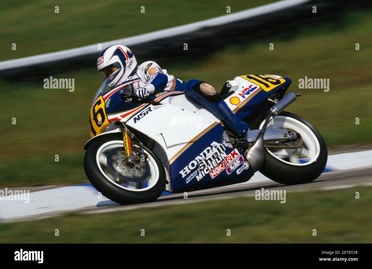 Shunji Yatsushiro (JPN), Rothmans-Honda 500, Motorradsaison 1987 Stockfoto