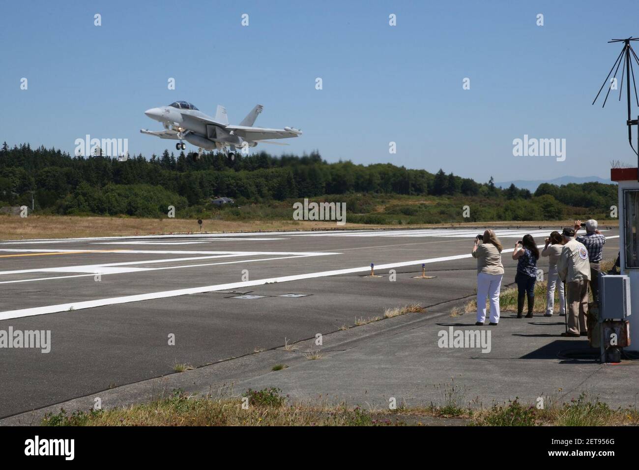 Pearl Harbor Survivor Tours NAS Whidbey Island 140711 Stockfoto