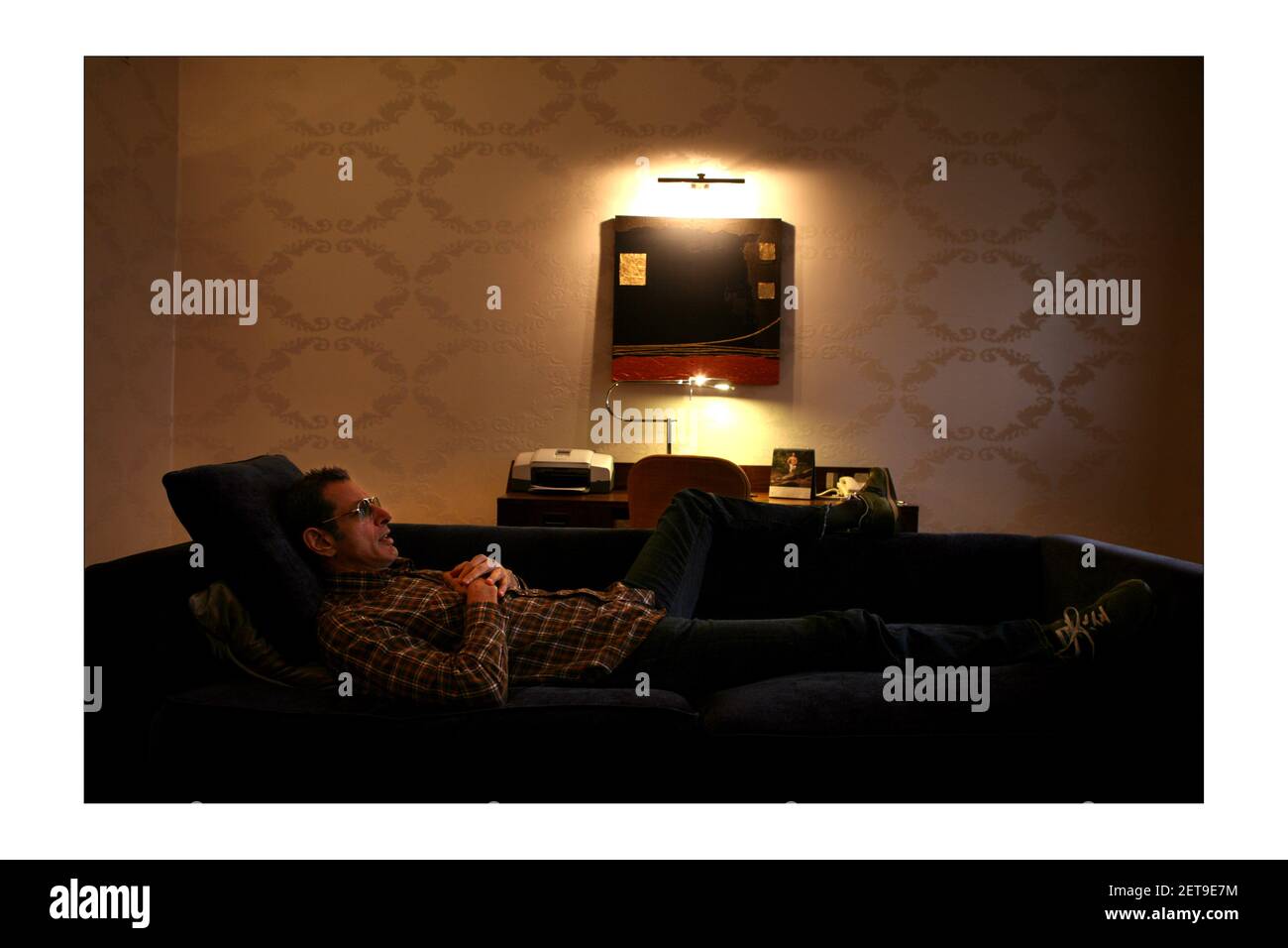 Schauspieler... Jeff Goldblum in London.Foto von David Sandison The Independent 21/3/2008 Stockfoto