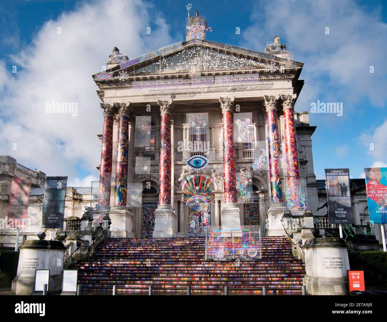 UK, England, London, Tate Britain 2020 Fassade Stockfoto