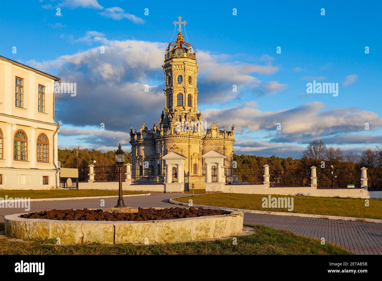 Orthodoxe Kirche zu Ehren der Ikone der Mutter Des Gottes des Zeichens Stockfoto