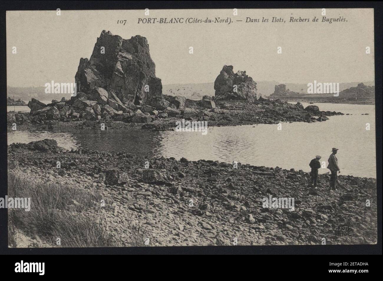 Penvénan - Dans les Ilots, rochers de Buguélès - AD22 - 16FI2799. Stockfoto