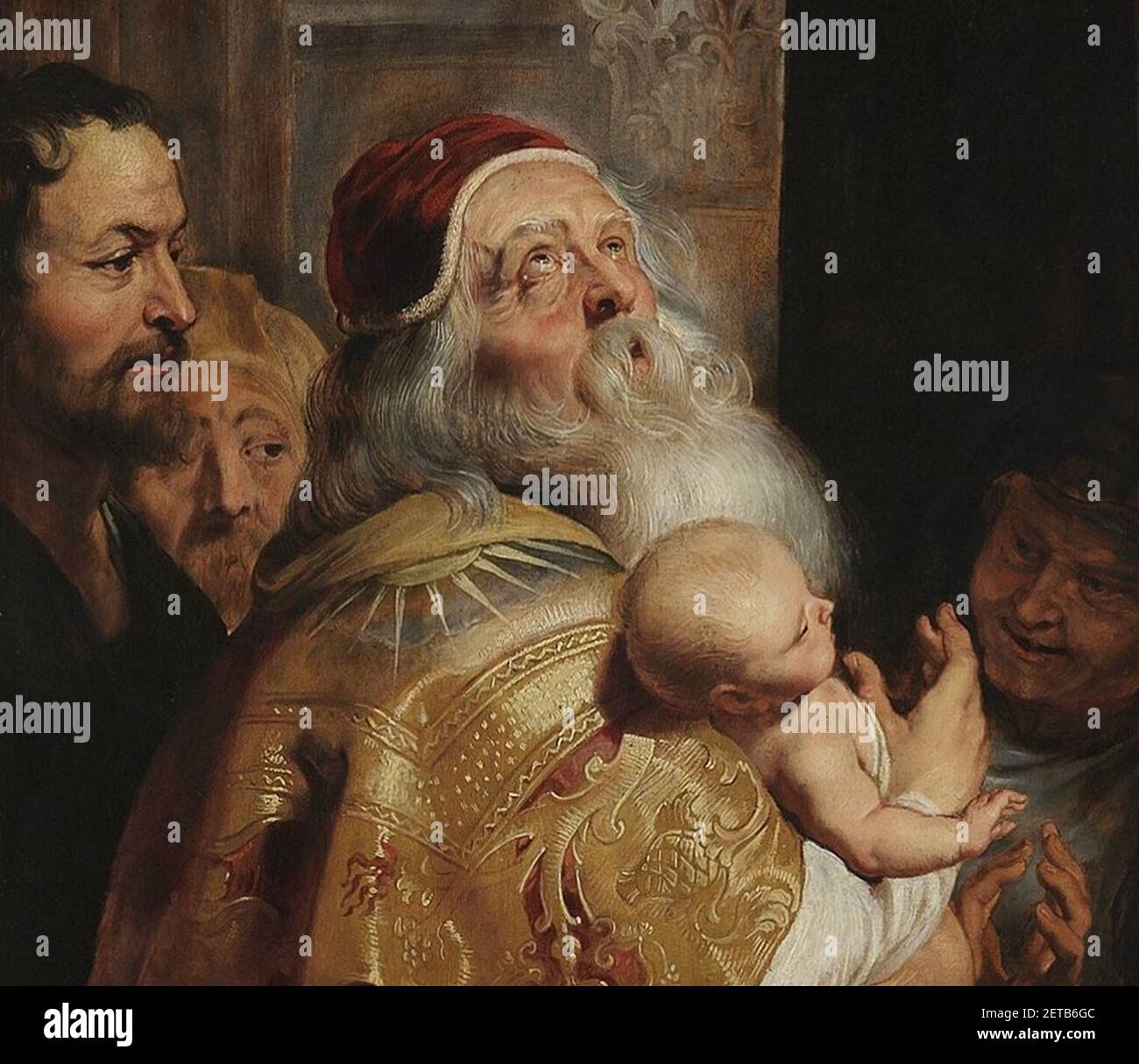 Peter Paul Rubens - Kreuzabnahme (Detail). Stockfoto
