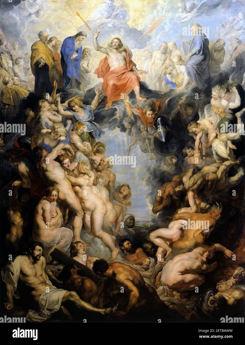 Peter Paul Rubens - Das Jüngste Gericht Stockfoto