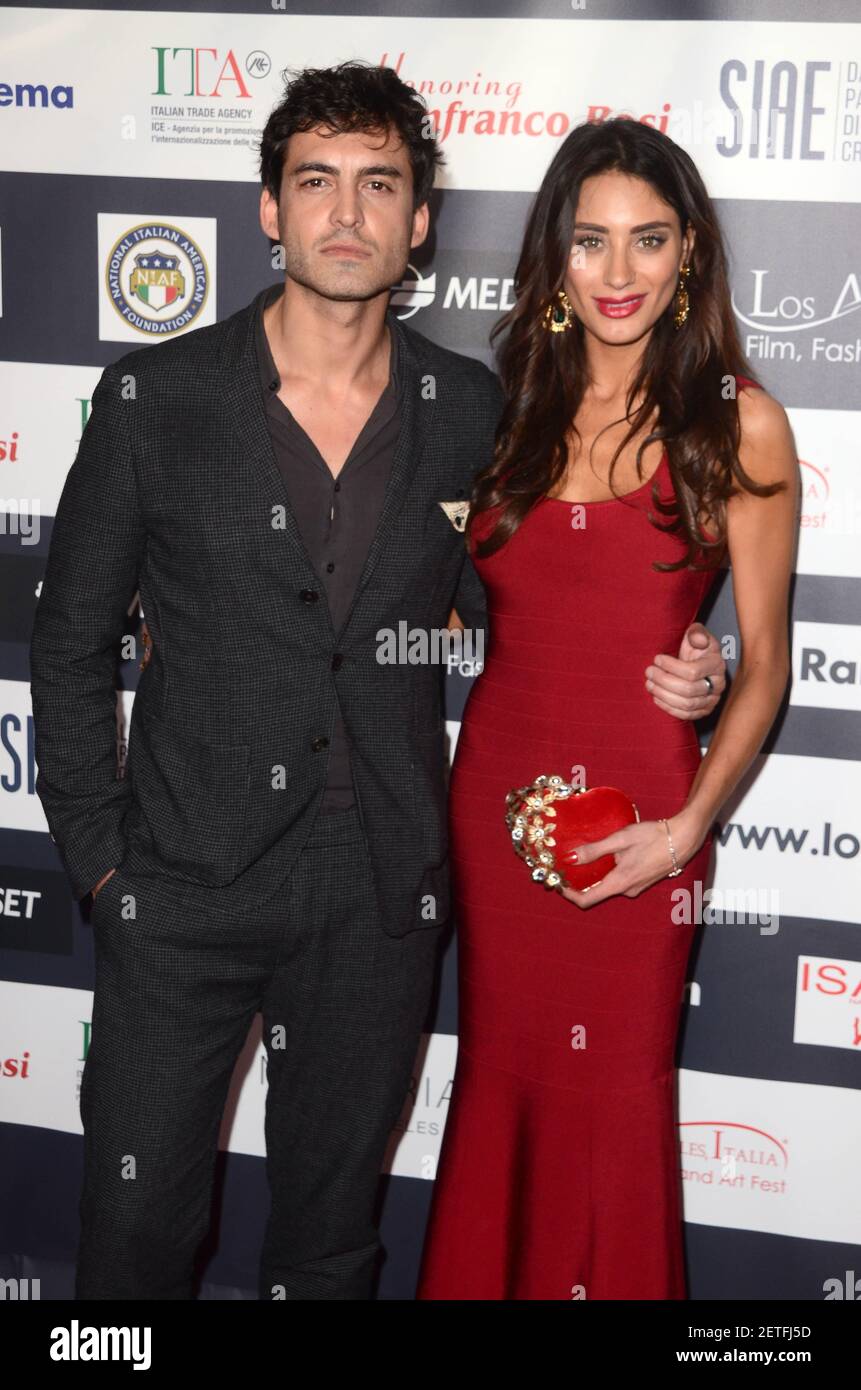 Francesco Bauco, Julia Lupetti beim Los Angeles Italia Film, Fashion and Art Festival auf der TCL Chinese 6 in Hollywood, CA am 19. Februar 2017. (Foto von David Edwards) *** Bitte nutzen Sie die Gutschrift aus dem Kreditfeld *** Stockfoto