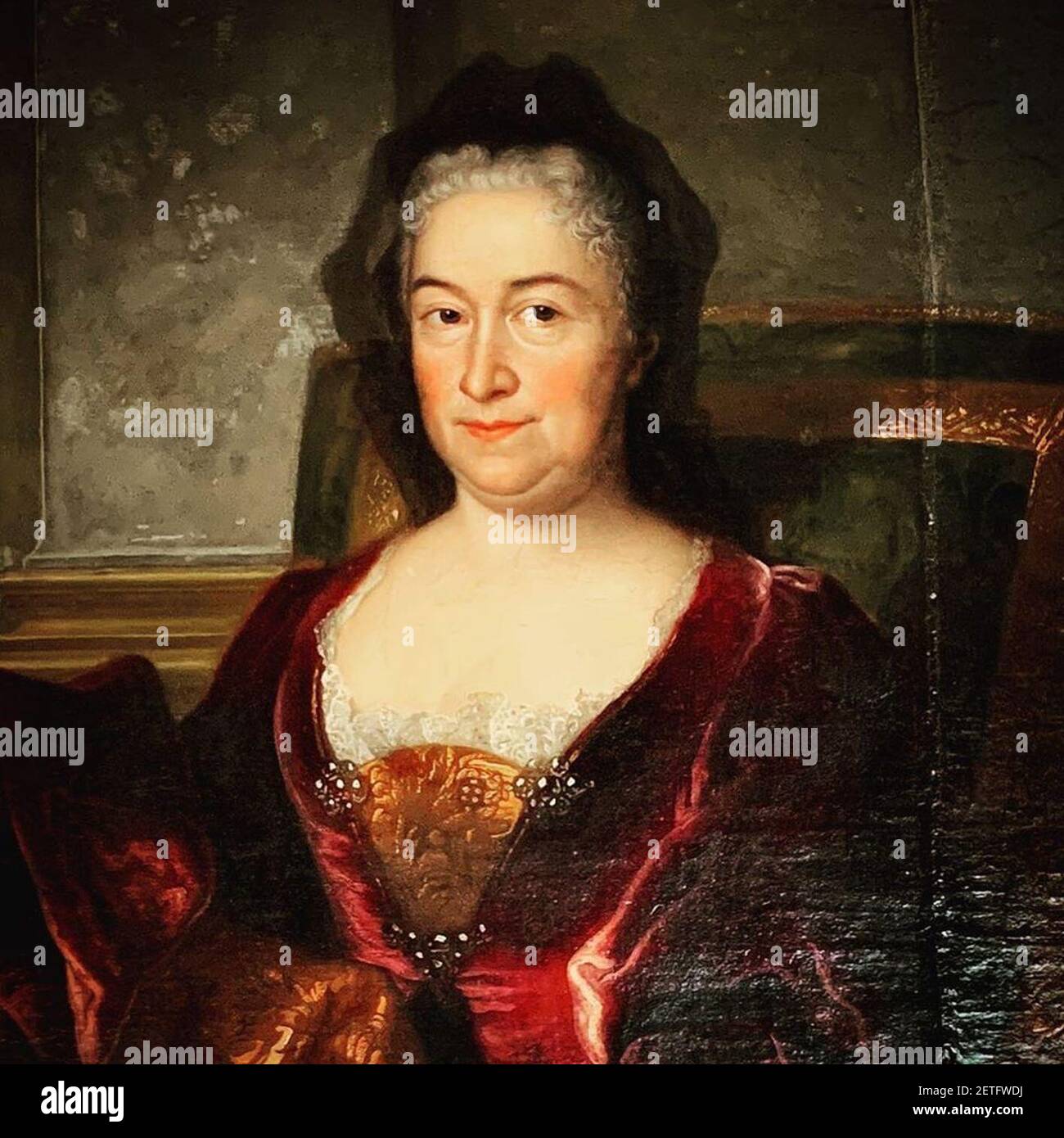 Philippinische Henriette zu Hohenlohe-Langenburg, verheiratete Fürstin von Nassau-Saarbrücken. Stockfoto