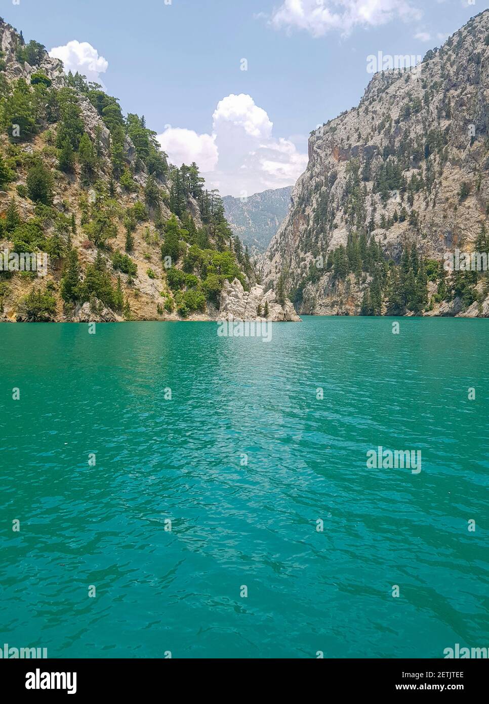 Green Canyon See in der Türkei. Mountain River. Bergblick Stockfoto