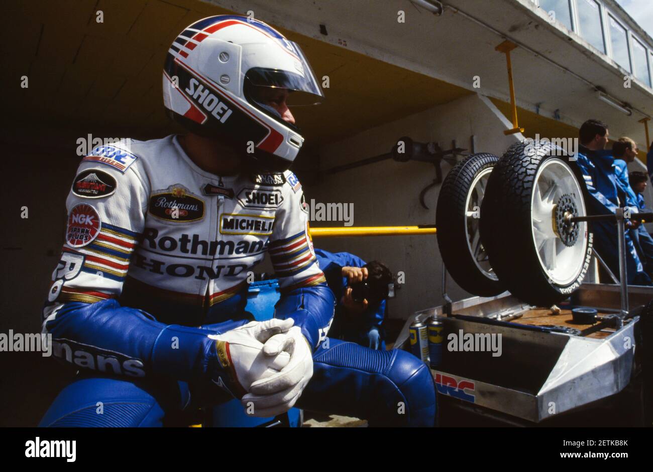 Wayne Gardner (AUST) Honda 500, GP Moto Saison 1987 Stockfoto