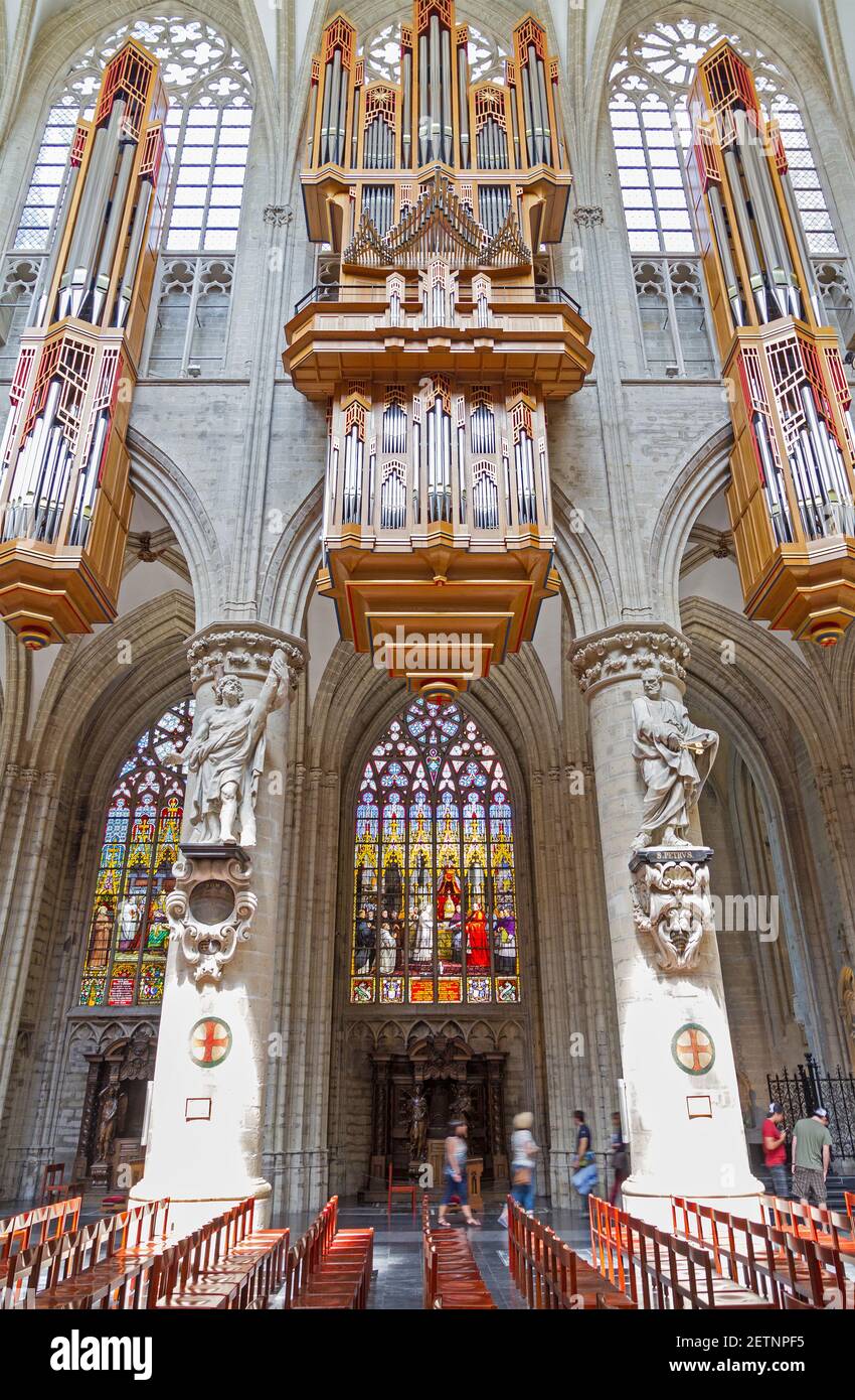 Kirchenorgel Stockfoto