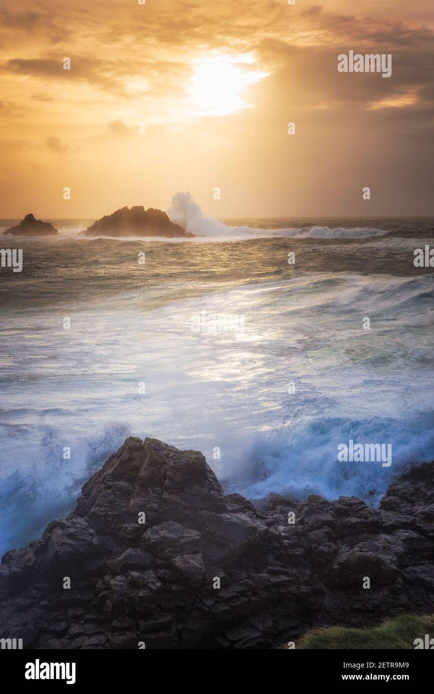 Godrevy Point Lighthouse Stockfoto