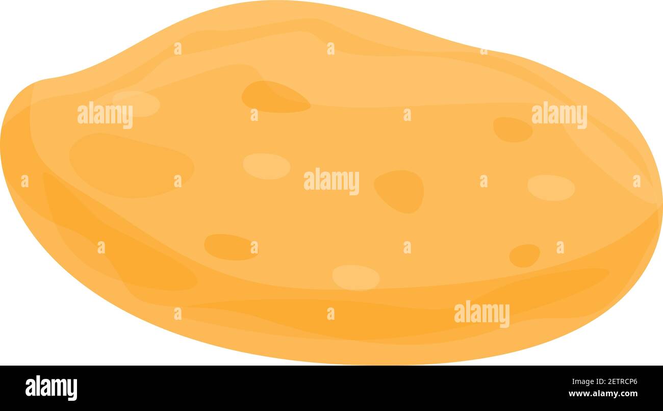 Bio-Pita-Brot-Symbol. Cartoon von organischen Pita Brot Vektor-Symbol für Web-Design isoliert auf weißem Hintergrund Stock Vektor