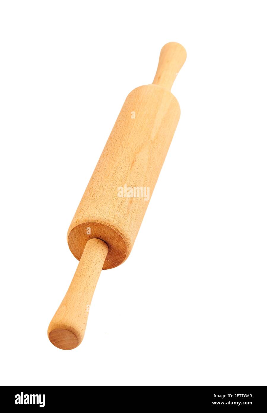 Rolling Pin isoliert auf Weiß. Hochwertige Fotos. Stockfoto