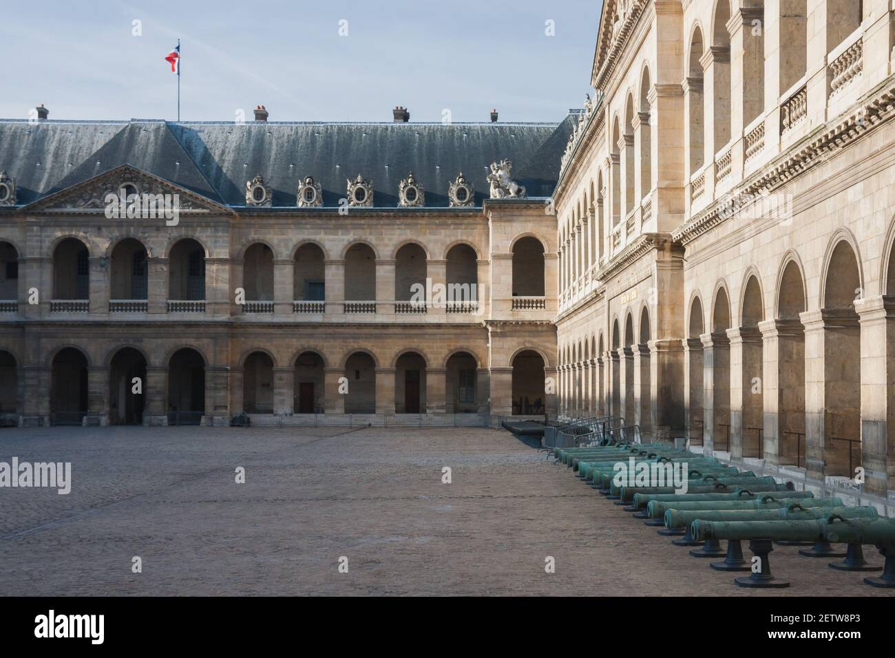 Nationales Militärmuseum von Frankreich in Les Invalides Stockfoto