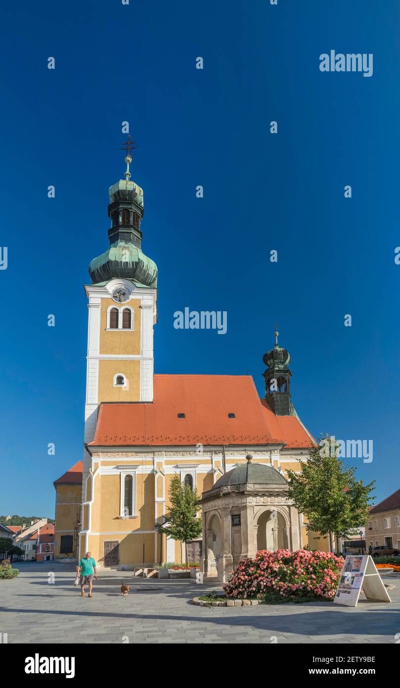Kirche des Heiligen Emerich, 1618, in Jurisiken ter in Koszeg, West-Transdanubien, Ungarn, Mitteleuropa Stockfoto