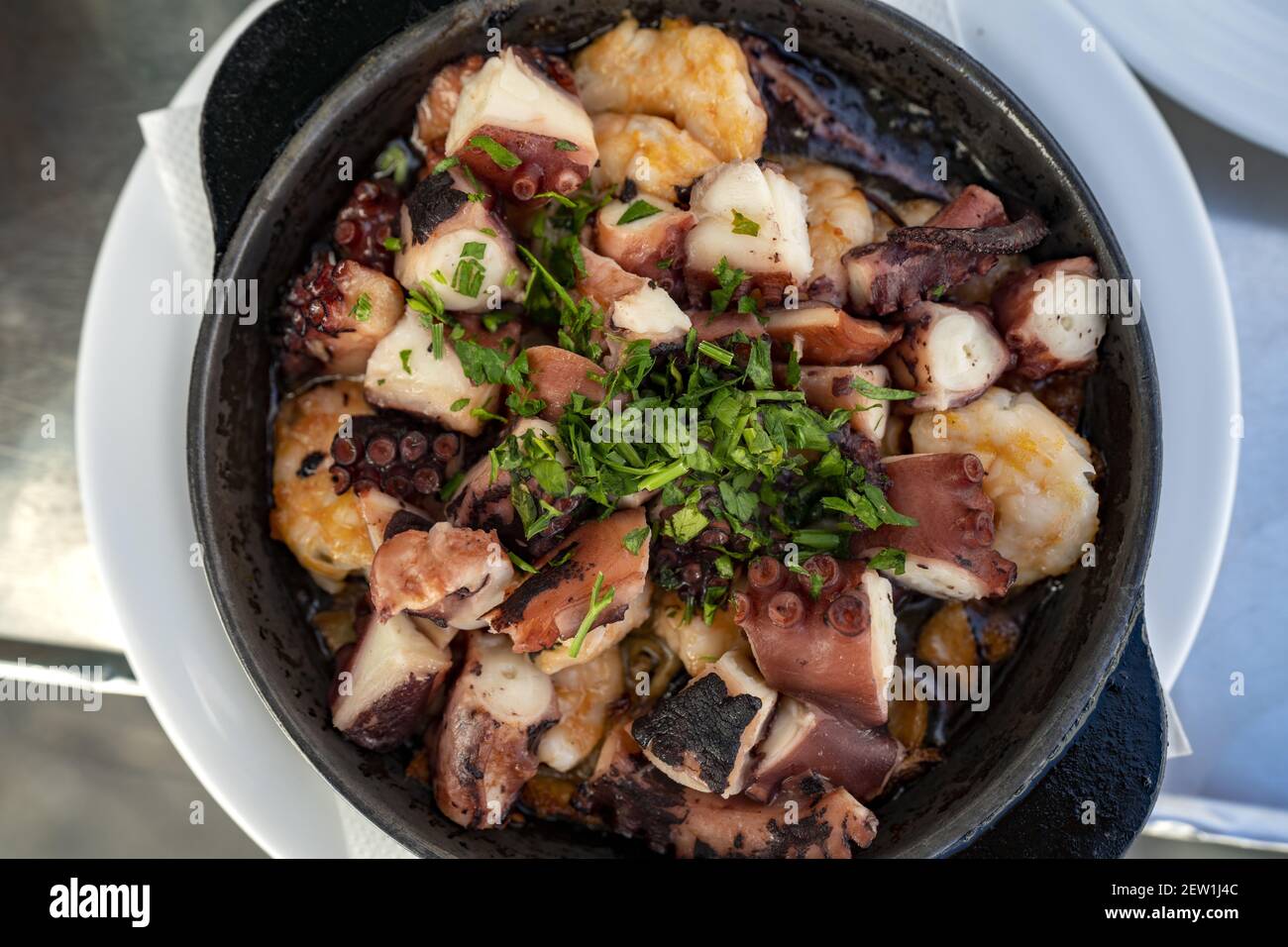 Spanien, Kanarische Inseln, Lanzarote Island, lokale Küche Stockfoto