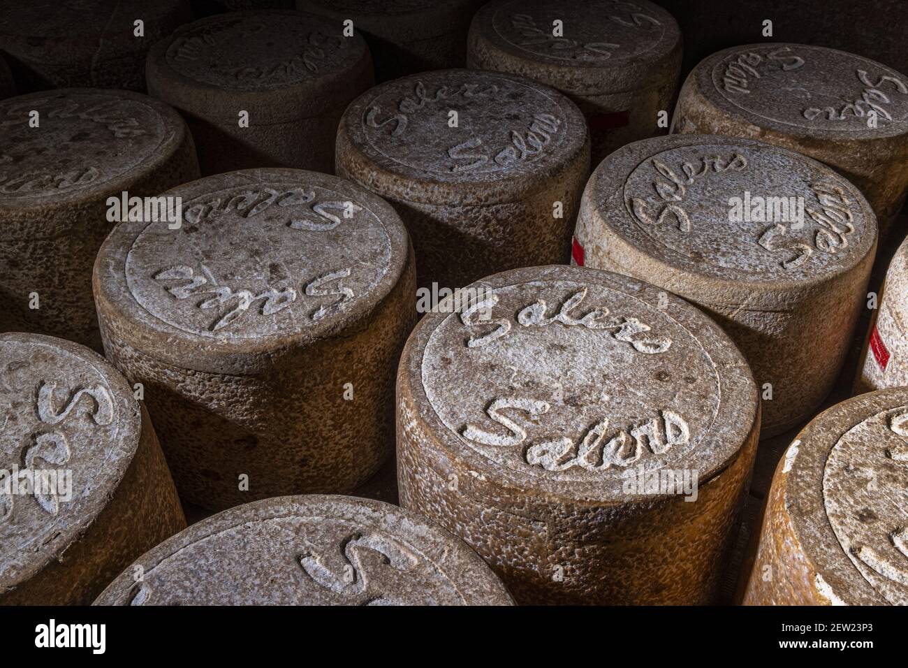 Frankreich, Puy de Dome, Montaigut le Blanc, Veredelungskeller von AOP ...