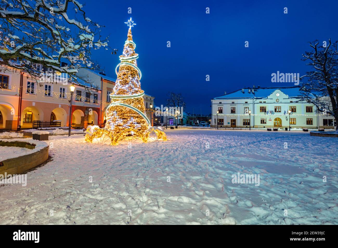 Altstadt von Krosno. Rzeszow, Subcarpathia, Polen Stockfoto