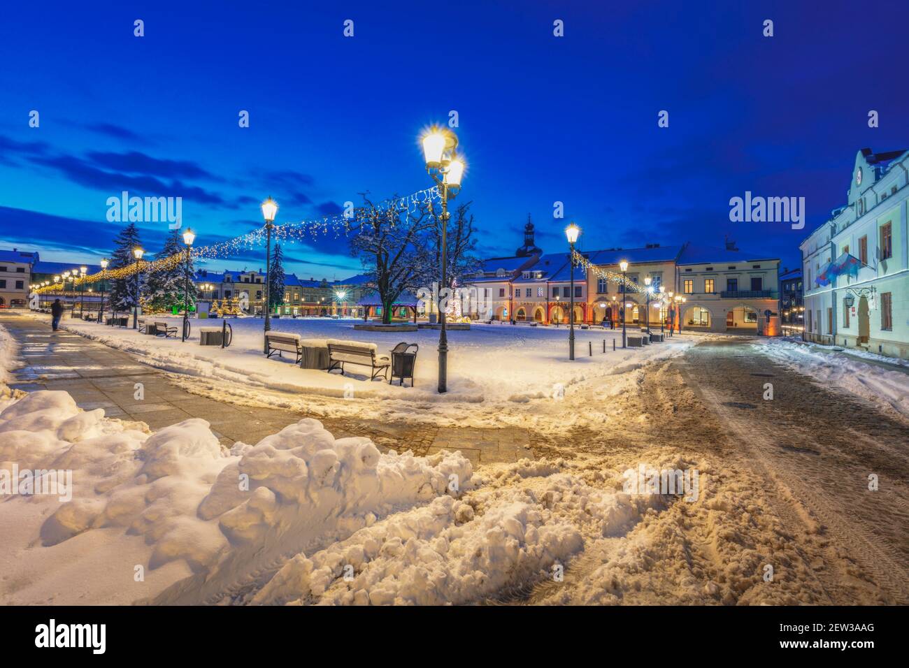 Altstadt von Krosno. Rzeszow, Subcarpathia, Polen Stockfoto