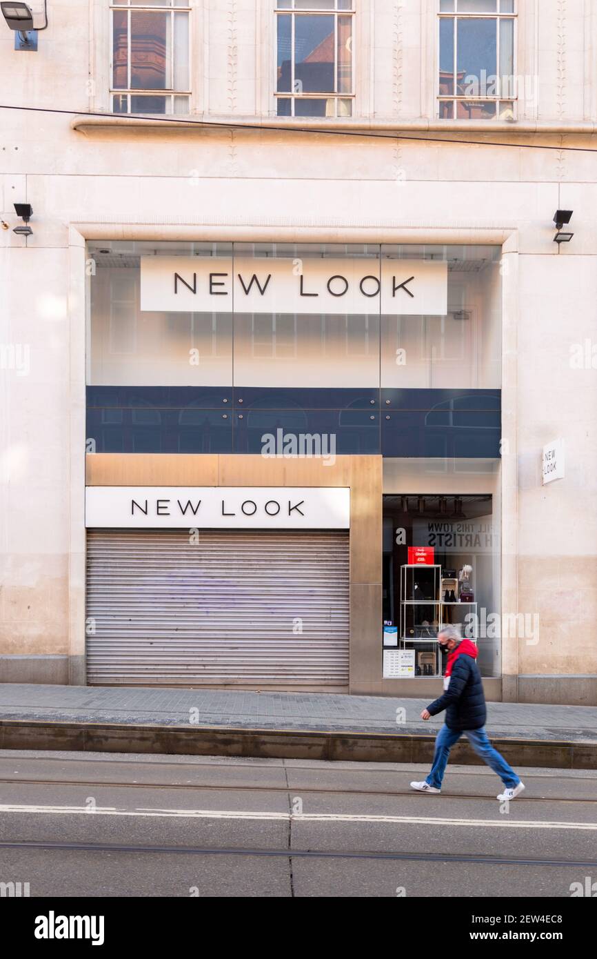 New Look Store geschlossen wegen Lockdown, covid 19, 2021 UK Stockfoto