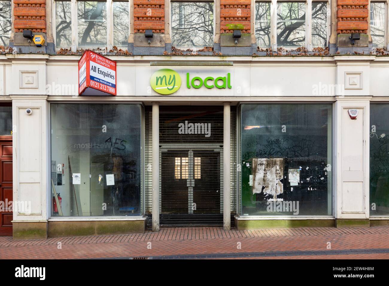 Geschlossener Einzelhandel, Großbritannien 2021 Stockfoto