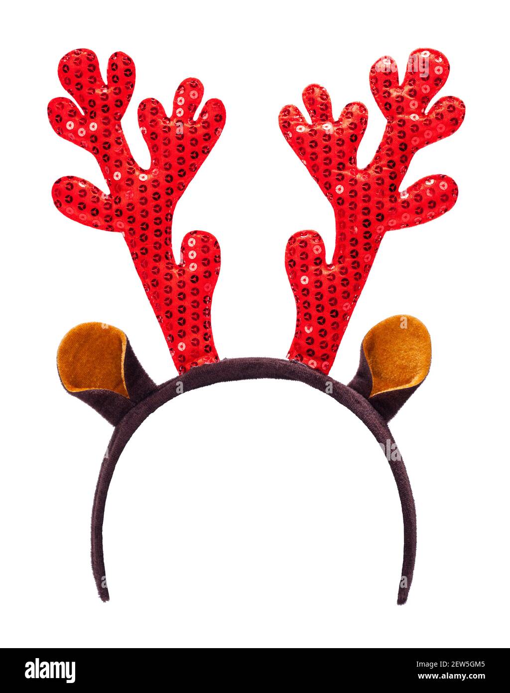Weihnachten Rentier Antlers Costue Stirnband Ausgeschnitten. Stockfoto