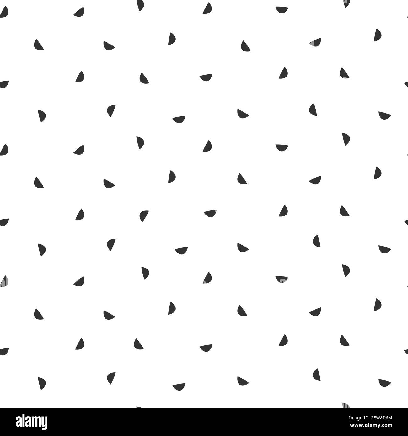 Nahtloses abstraktes Muster von kleinen schäbigen Kratzern oder Flecken auf Weiß. Memphis-Stil. Genarbte Oberfläche. Vektor-Textur mit schwarzen Konfetti-Partikeln o Stock Vektor