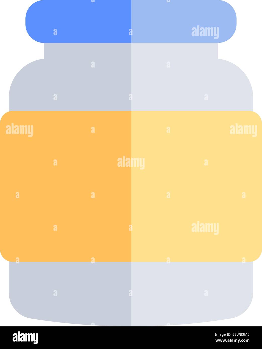 Babynahrung, Illustration, Vektor auf weißem Hintergrund. Stock Vektor