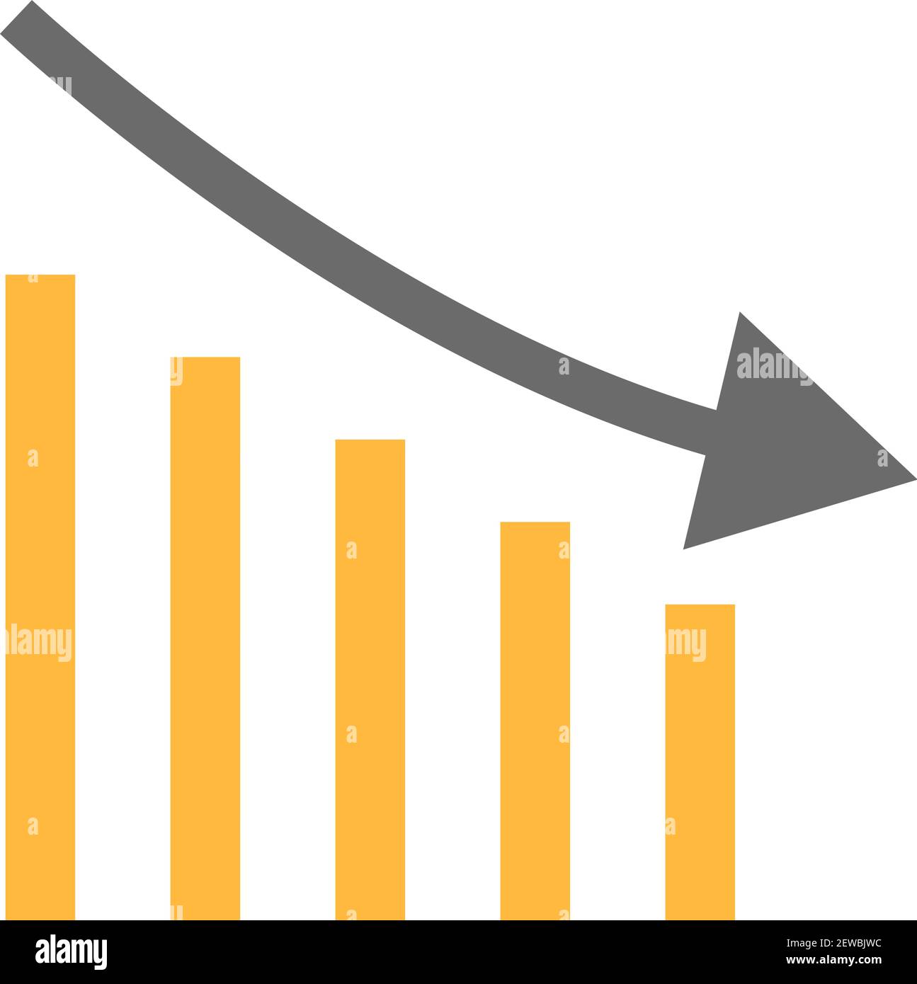 Diagramm, Illustration, Vektor auf weißem Hintergrund. Stock Vektor