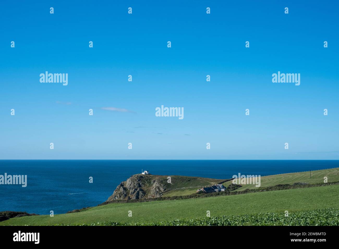 Prawle Point, East Prawle, Devon. Coastguard Station Stockfoto