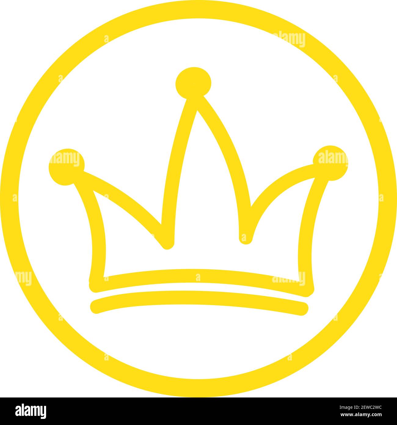 Mittelalterliche Krone, Illustration, Vektor auf weißem Hintergrund. Stock Vektor