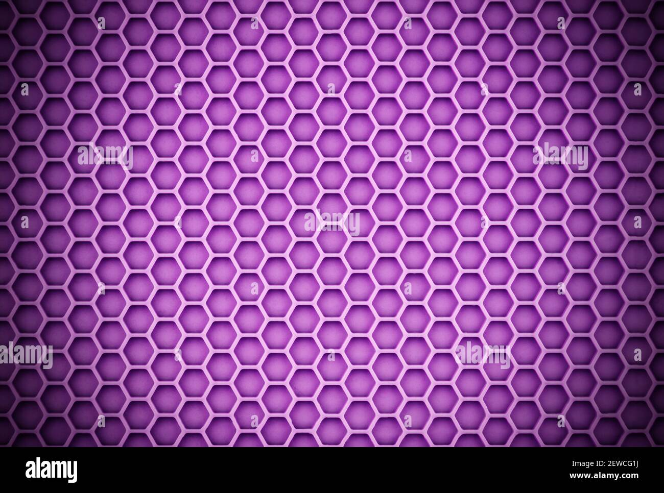 Abstrakt rosa Wabe unaufdringlich scharfen Hintergrund mit Vignette. Stockfoto