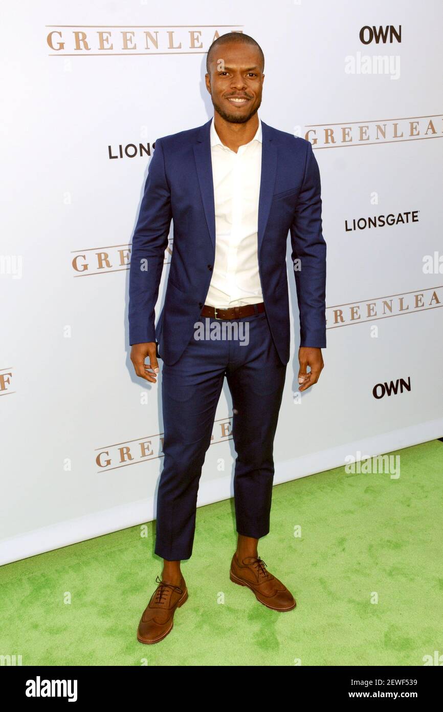 Deji LaRay. DIE 'Greenleaf'-Premiere von OWN Network in Los Angeles fand auf dem Los statt. Foto-Kredit: Byron Purvis/AdMedia *** Bitte benutzen Sie die Gutschrift aus dem Kreditfeld *** Stockfoto
