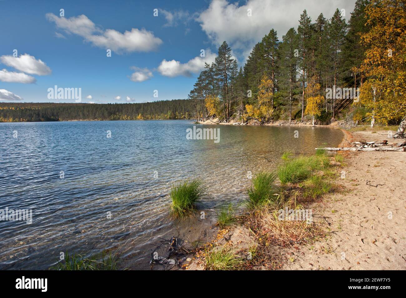 Hietajärvi Stockfoto