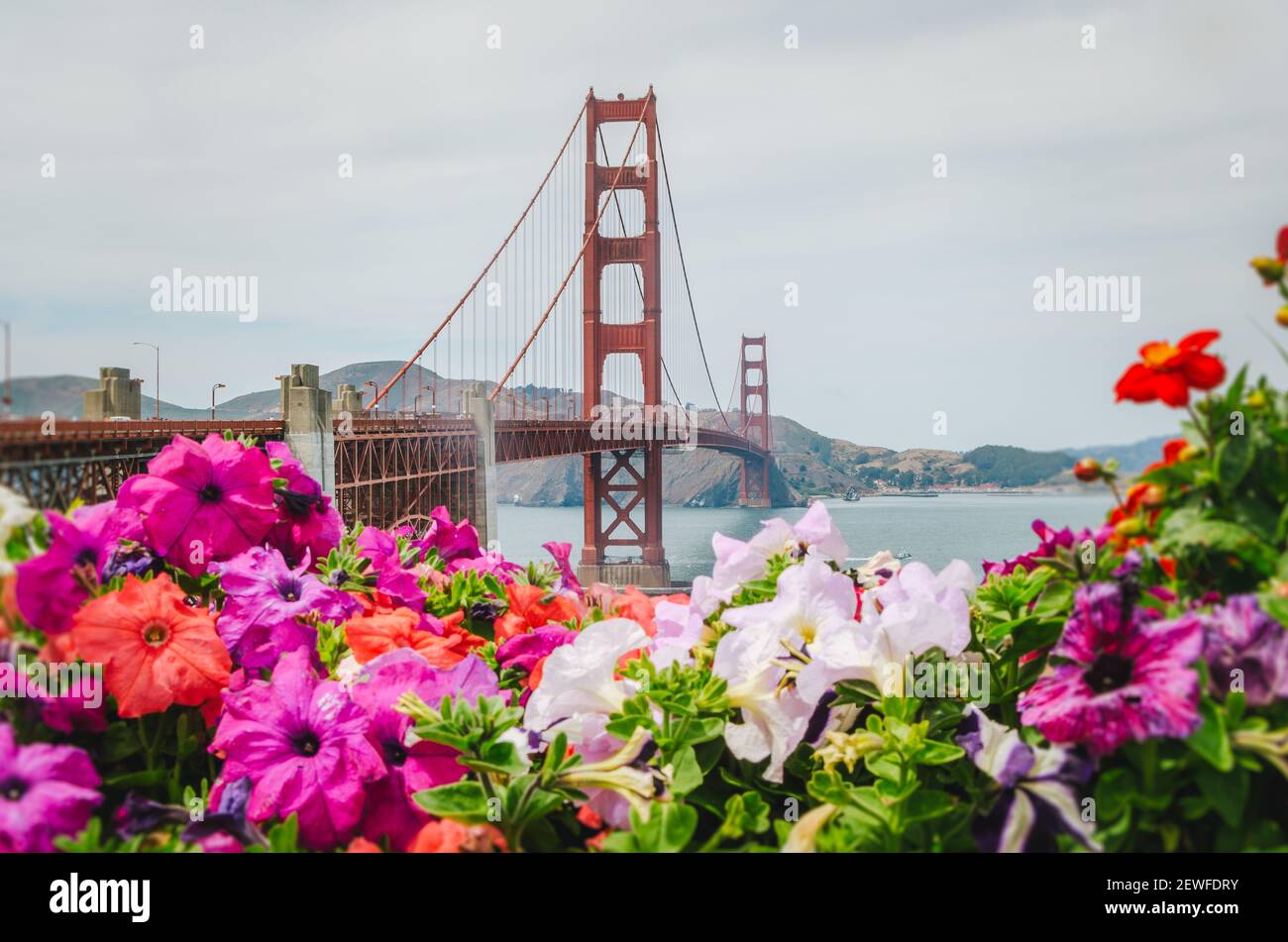 golden Gate Bridge, San Francisco, Kalifornien, USA. Stockfoto