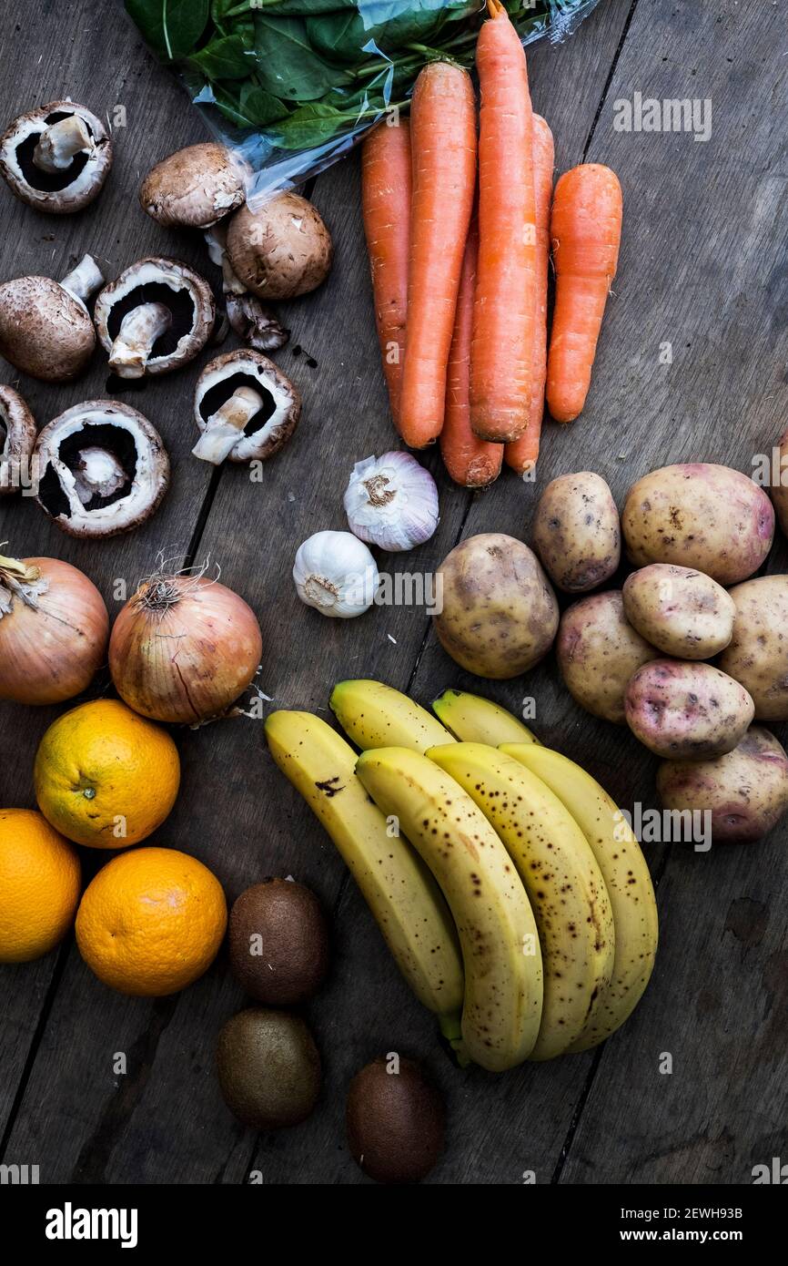 Nahaufnahme aus großem Winkel Stockfoto