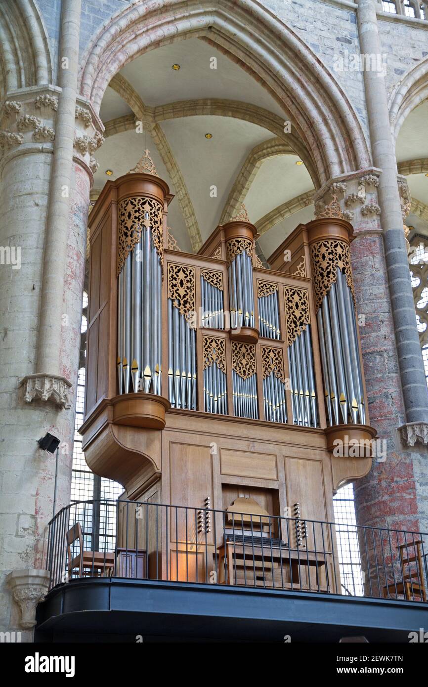 Kirchenorgel Stockfoto