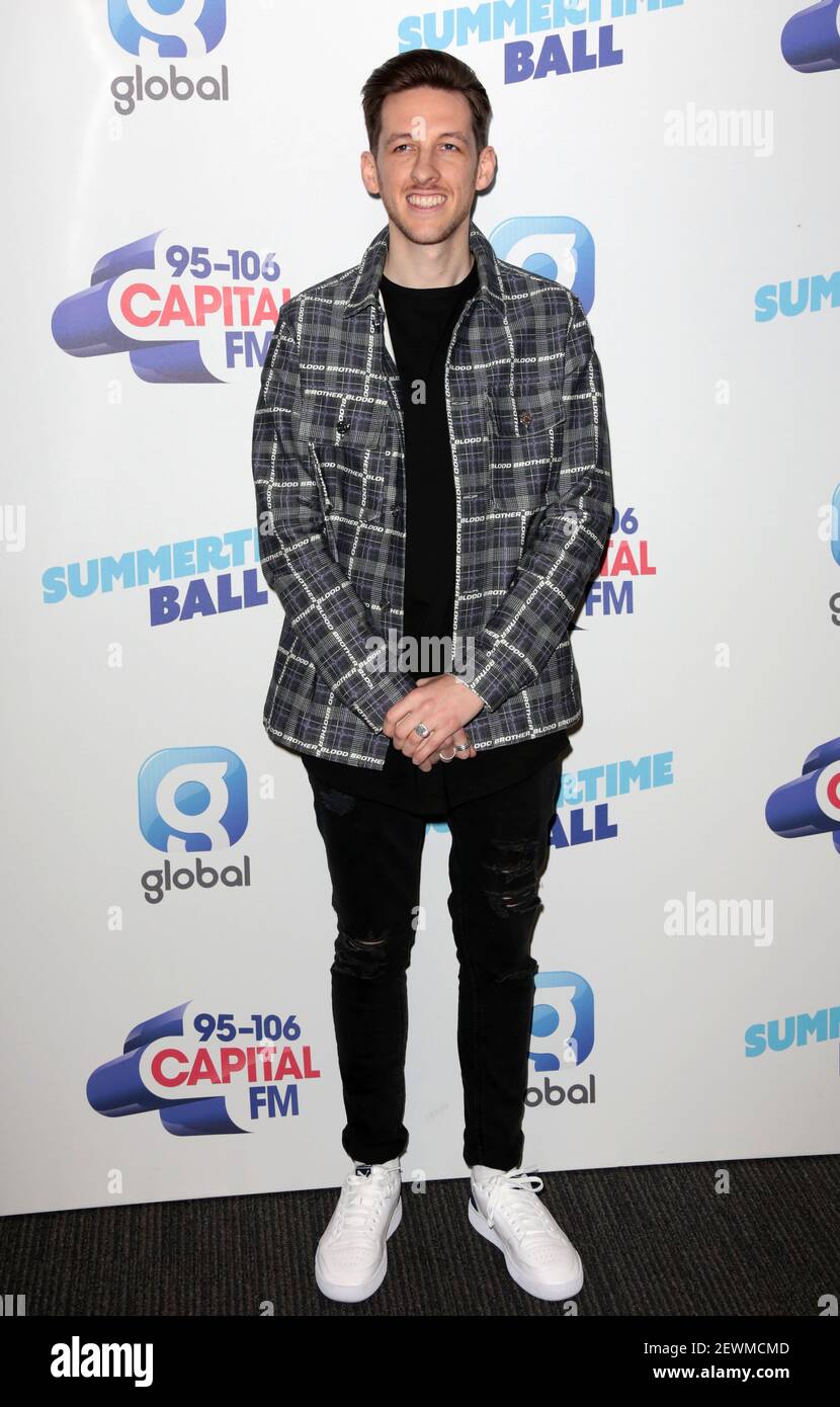 Jun 08, 2019 - London, England, UK - Capital Radio Summertime Ball, 2019Photo Shows: Sigala Stockfoto