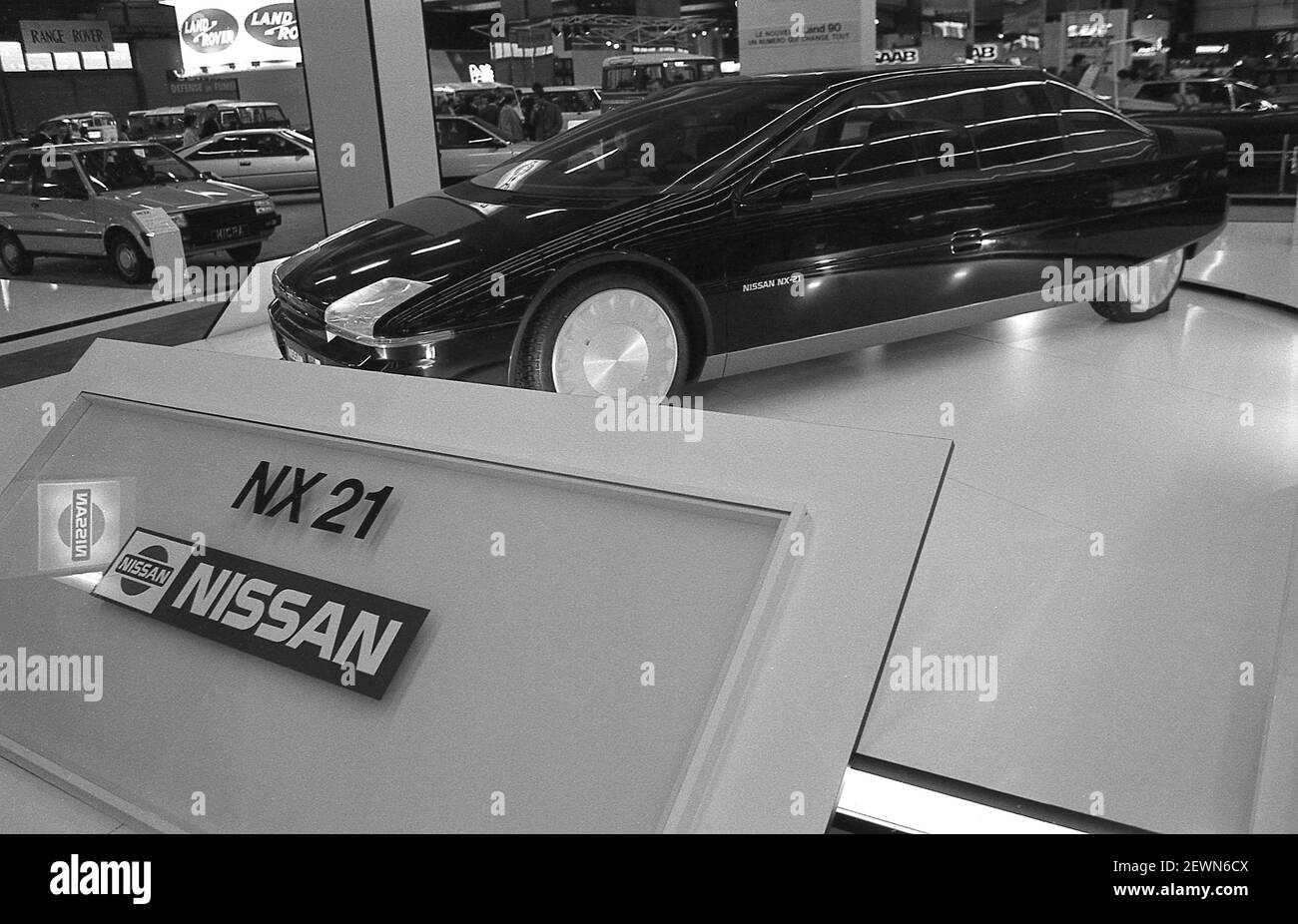 Nissan NX21 Konzeptfahrzeug auf dem Pariser Auto Salon 1984 Stockfoto