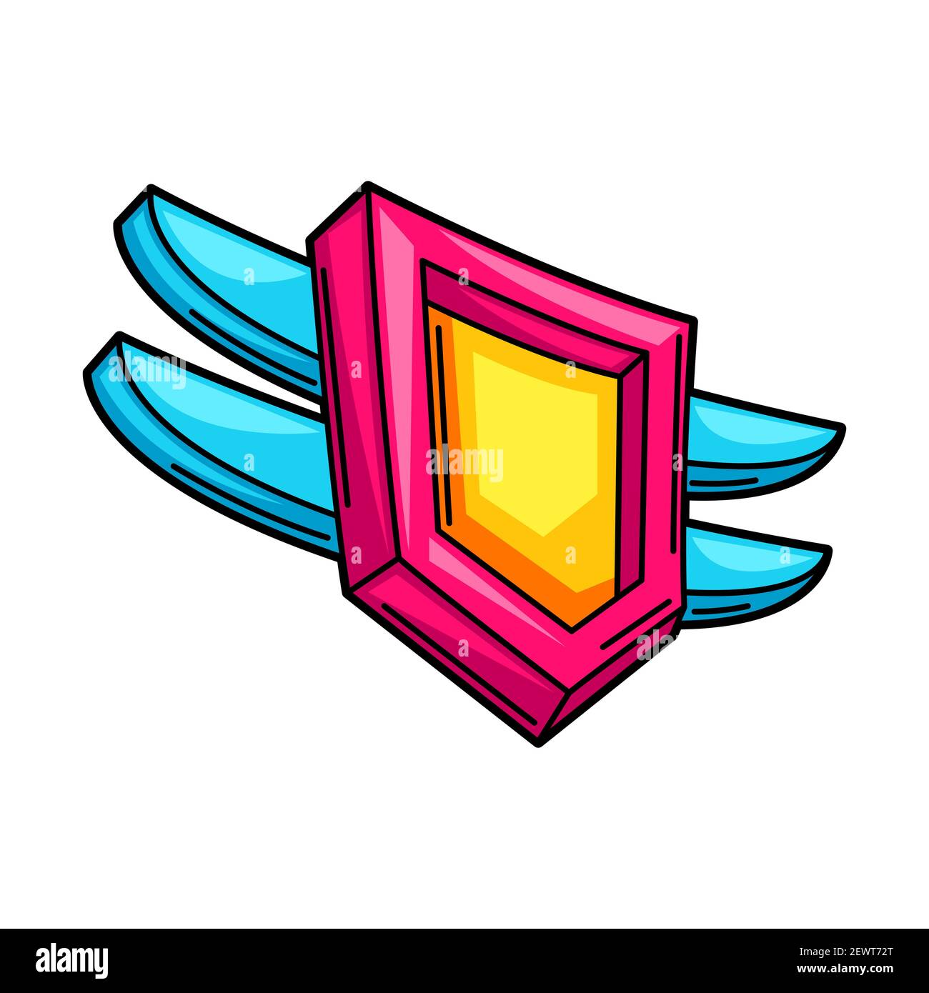 Abbildung der Abschirmung. Stock Vektor