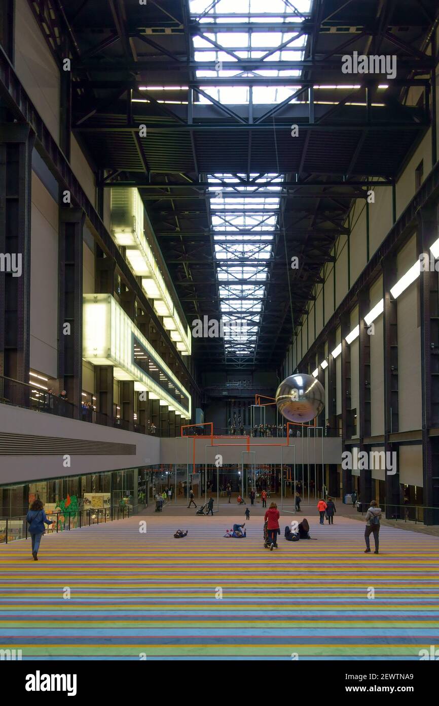 Turbine Hall, Tate Modern, London, Großbritannien Stockfoto