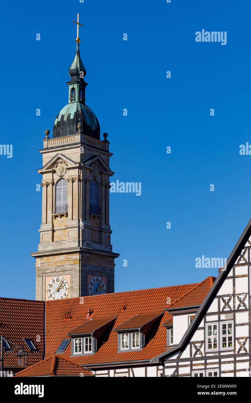 Die Marktkirche Eisenach in Thüringen Stockfoto