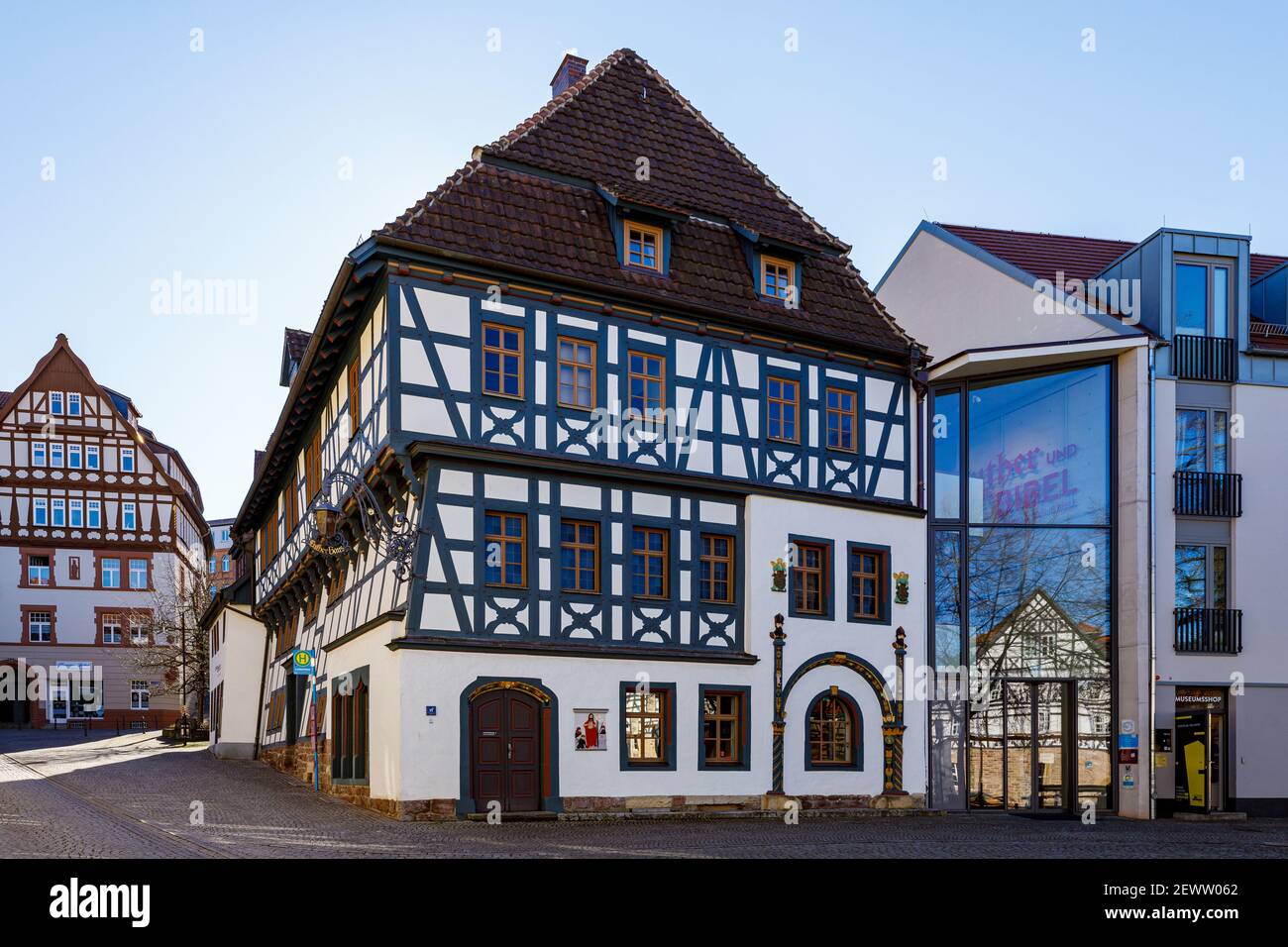 Haus von Martin Luther in Eisenach Thüringen Stockfoto