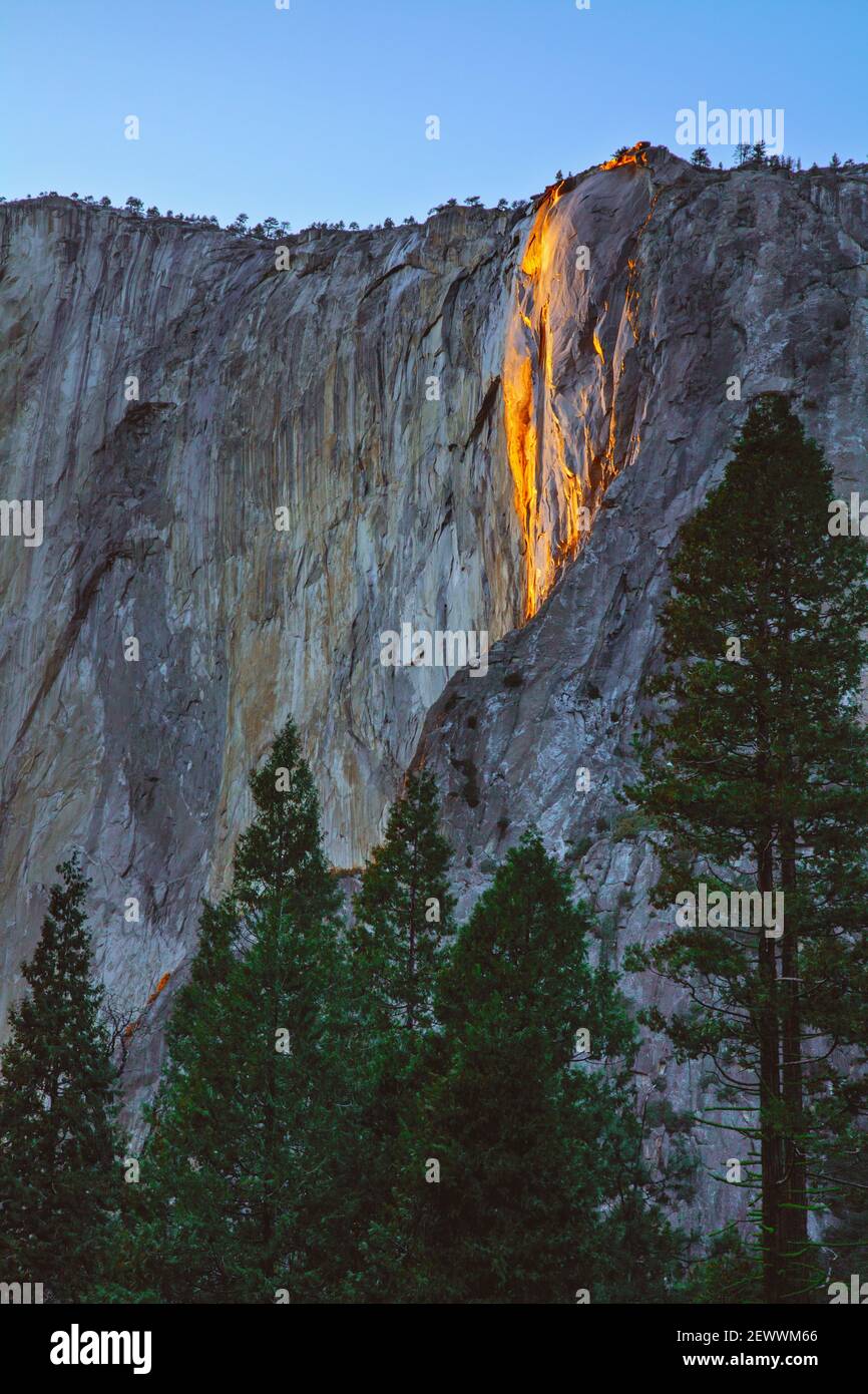 Schachtelhalm Fall im Yosemite National Park Stockfoto