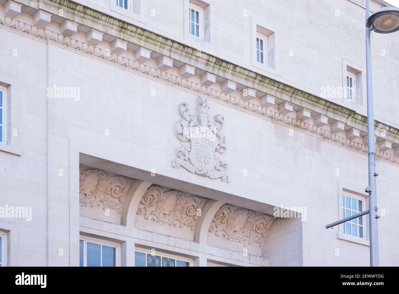 Crest Floreat Actona Rathaus Acton Städtische Stadtarchitektur von Raffles und Gridley Stockfoto