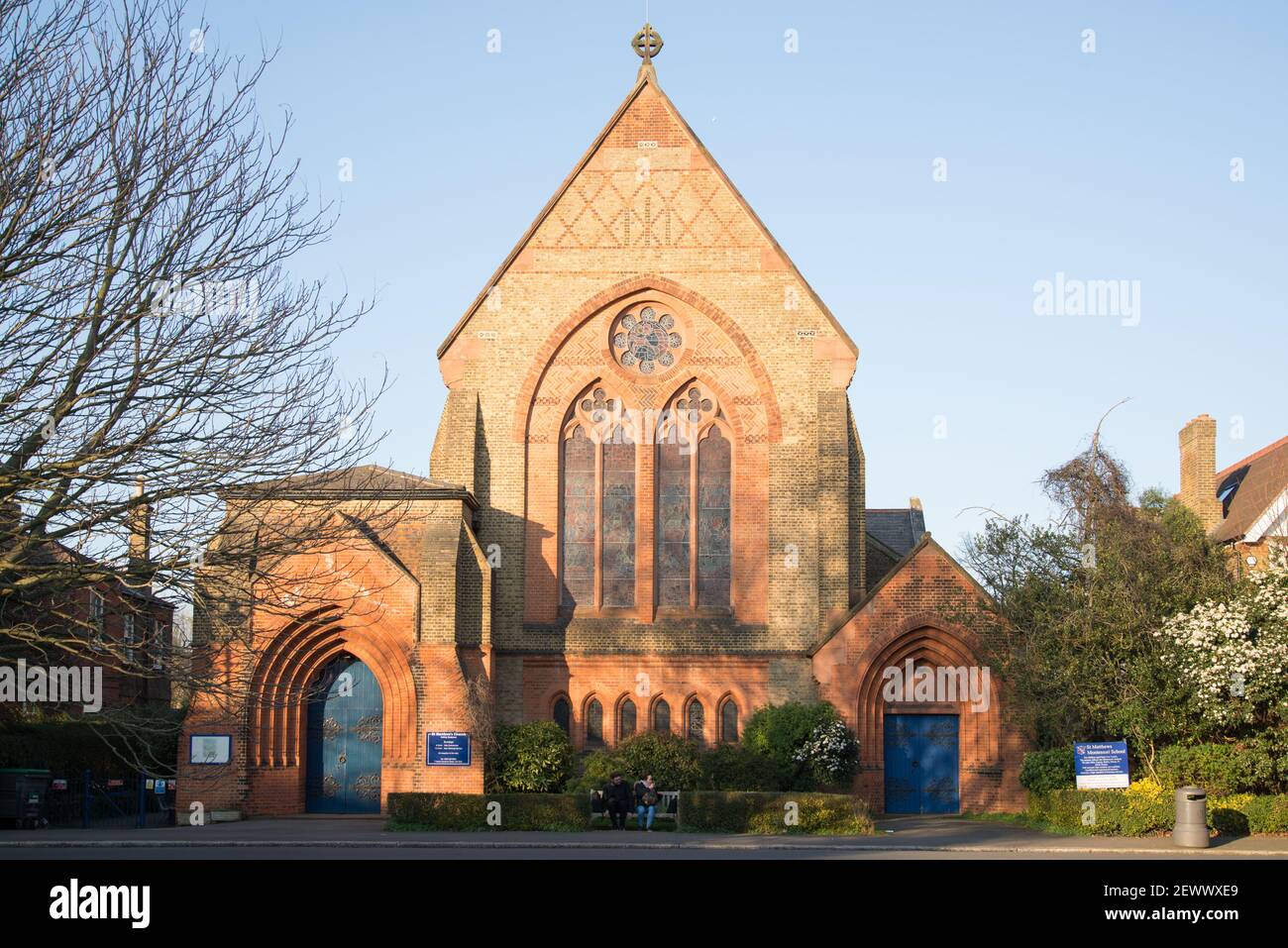 St. Matthew's Church Ealing von Alfred Jowers Edward Wood Stockfoto