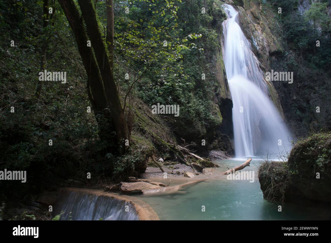 Cascada Chuveje Stockfoto