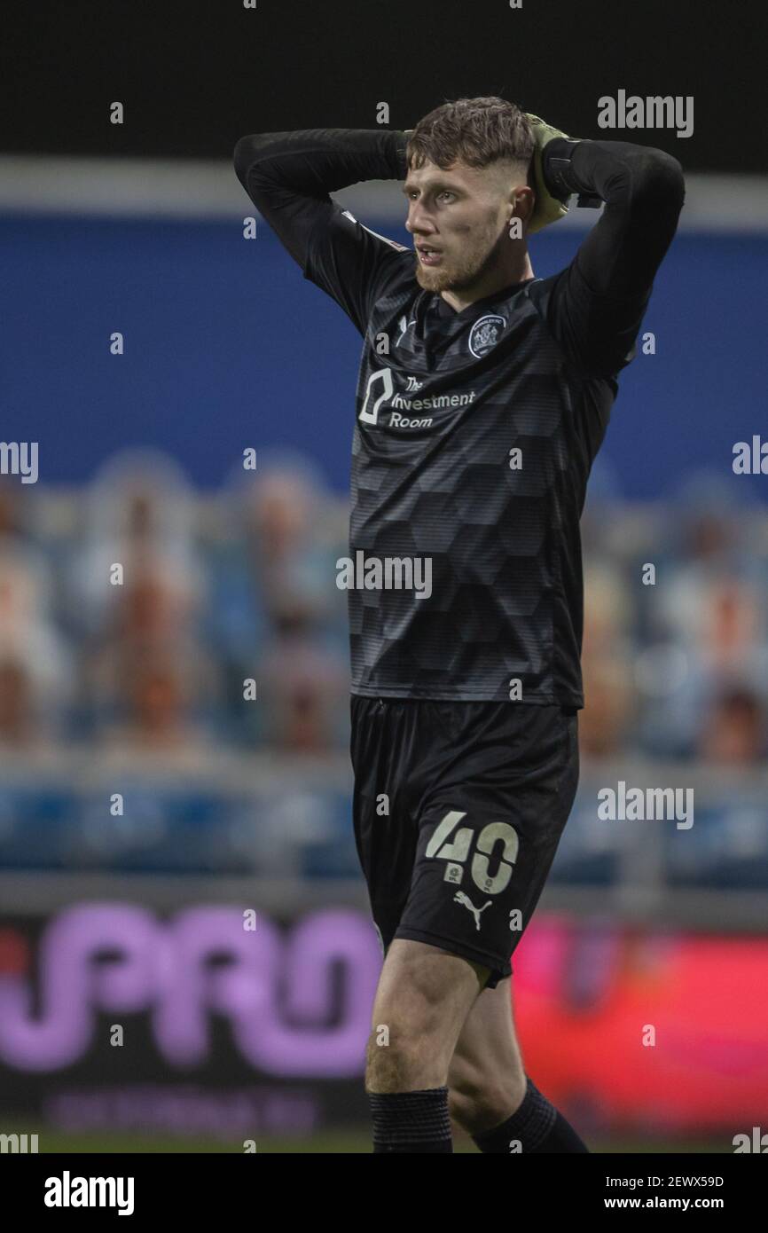 London, Großbritannien. März 2021, 03rd. Bradley Collins #40 von Barnsley in Aktion in London, UK am 3/3/2021. (Foto von Jane Stokes/News Images/Sipa USA) Quelle: SIPA USA/Alamy Live News Stockfoto